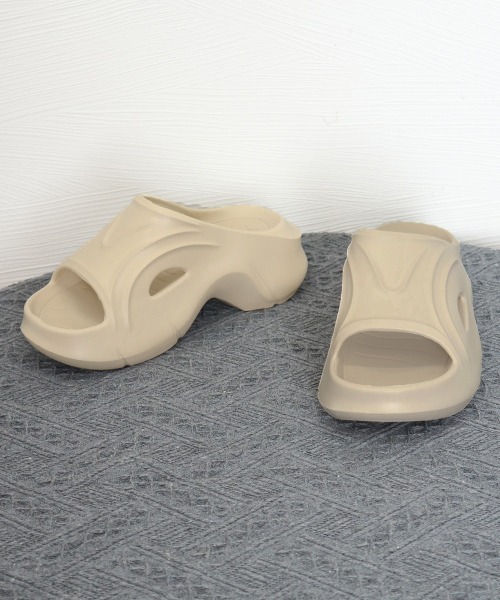 Miniministore(ミニミニストア)の「厚底サンダル 美脚スリッパ 軽量 韓国風(サンダル・レディース・ベージュ/オフホワイト/ブラック・M/S/L)」の12枚目の写真
