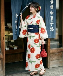 カヤ】夏華二部式浴衣 UV羽織＆ワンピース2点セット（浴衣）｜カヤ