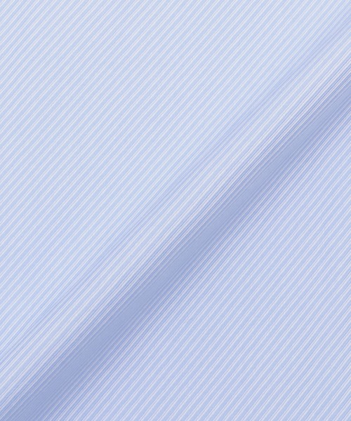 TOKYO SHIRTS（トウキョウシャツ）の「【超形態安定】【接触冷感】 形態安定ノンアイロン ボタンダウン 半袖ビジネスワイシャツ （大きいサイズ）（ビジネスシャツ・メンズ・ブルー・首回り45cm/首回り47cm）」の5枚目の写真