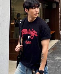 KNITTED（ニッティド）の「Mataiga クロップTシャツ ブラック（Tシャツ/カットソー）」