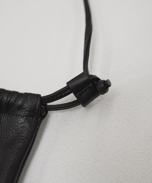 TODAYFUL（トゥデイフル）の「[TODAYFUL/トゥデイフル] レザーコンパクトパース（ショルダーバッグ・レディース・ブラック・F）」の6枚目の写真