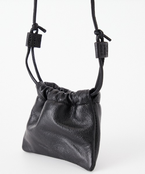 TODAYFUL（トゥデイフル）の「[TODAYFUL/トゥデイフル] レザーコンパクトパース（ショルダーバッグ・レディース・ブラック・F）」の8枚目の写真