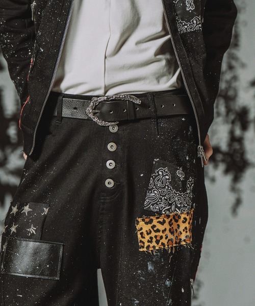 NO ID.（ノーアイディ）の「【NO ID.】Molten Buckle Leather Belt / モルテン バックル レザー ベルト（ベルト・メンズ・ブラック・ONE SIZE）」の17枚目の写真