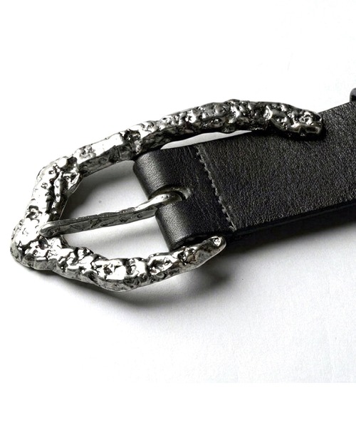 NO ID.（ノーアイディ）の「【NO ID.】Molten Buckle Leather Belt / モルテン バックル レザー ベルト（ベルト・メンズ・ブラック・ONE SIZE）」の14枚目の写真