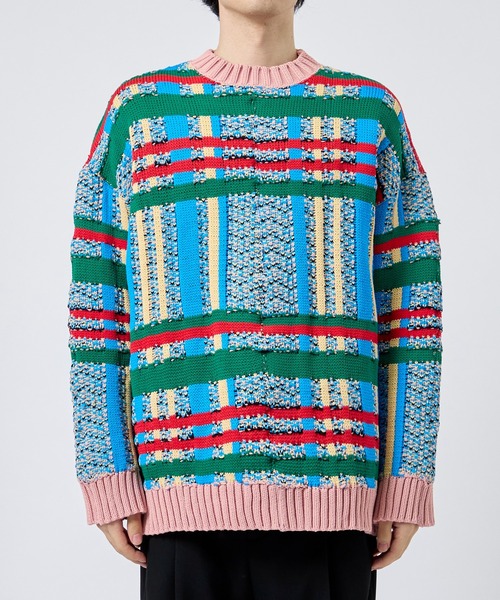 N.HOOLYWOOD（N.ハリウッド）の「【N.HOOLYWOOD】CREWNECK KNIT（ニット/セーター・メンズ・ピンク・36/38）」の6枚目の写真