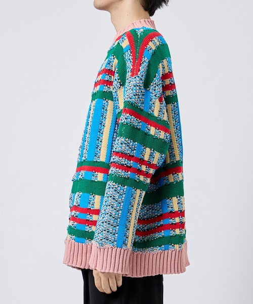 N.HOOLYWOOD（N.ハリウッド）の「【N.HOOLYWOOD】CREWNECK KNIT（ニット/セーター・メンズ・ピンク・36/38）」の7枚目の写真