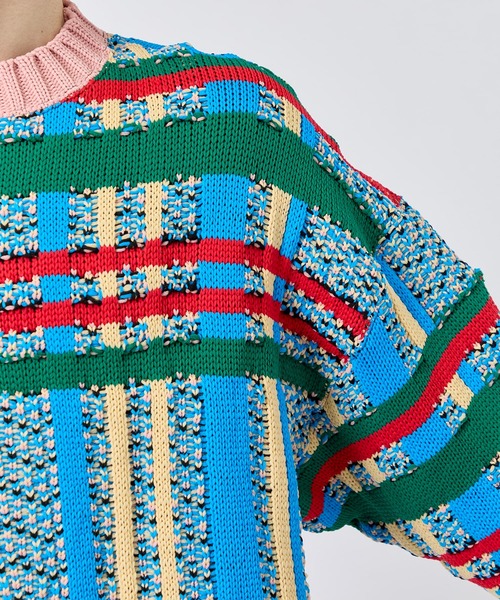 N.HOOLYWOOD（N.ハリウッド）の「【N.HOOLYWOOD】CREWNECK KNIT（ニット/セーター・メンズ・ピンク・36/38）」の11枚目の写真