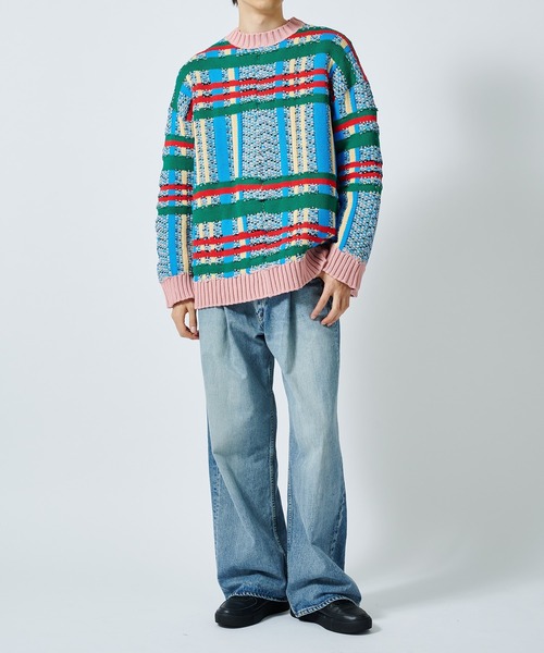 N.HOOLYWOOD（N.ハリウッド）の「【N.HOOLYWOOD】CREWNECK KNIT（ニット/セーター・メンズ・ピンク・36/38）」の5枚目の写真