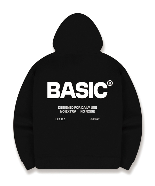 BASIC LABEL（ベーシックラベル）の「No Extra Oversized Hoodie 5 Color [BLBI_1002]（パーカー・レディース・ホワイト/アイボリー/グレー/ネイビー/ブラック・SMALL/MEDIUM/LARGE/X-LARGE）」の10枚目の写真