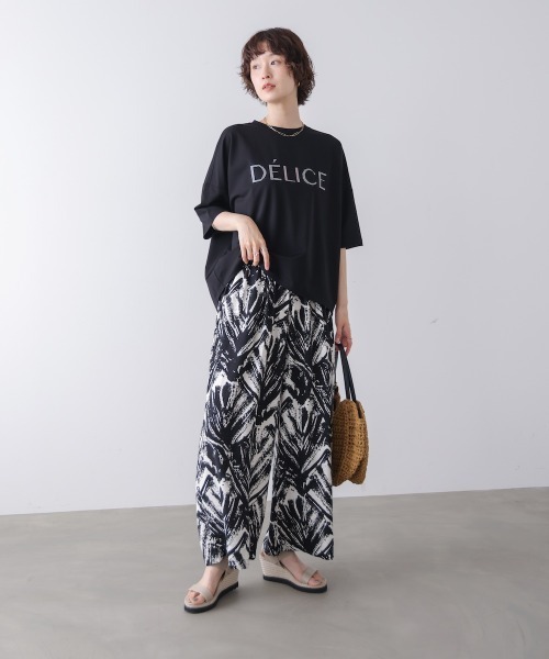 Bou Jeloud(ブージュルード)の「HOTFIX厚盛り刺しゅうロゴT(Tシャツ/カットソー・レディース・ブラウン/ブラック/オフホワイト・FREE)」の11枚目の写真