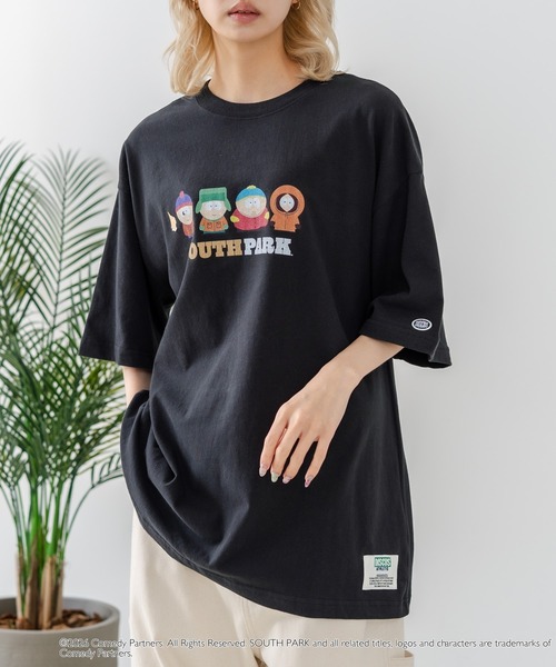DISCUS(ディスカス)の「【DISCUS/ディスカス】【選べる丈感・サウスパーク】DISCUS×SOUTHPARK コラボTシャツ 綿100% クルーネック アニメ キャラクタープリント アメカジ ストリート(Tシャツ/カットソー・レディース・ホワイト系その他3/ブラック系その他3/ブラック系その他2/ホワイト系その他2・MEDIUM/LARGE)」の4枚目の写真