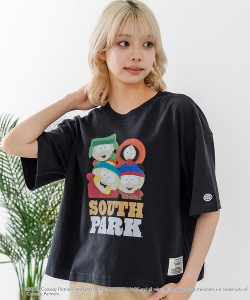 DISCUS(ディスカス)の「【DISCUS/ディスカス】【選べる丈感・サウスパーク】DISCUS×SOUTHPARK コラボTシャツ 綿100% クルーネック アニメ キャラクタープリント アメカジ ストリート(Tシャツ/カットソー・レディース・ホワイト系その他3/ブラック系その他3/ブラック系その他2/ホワイト系その他2・MEDIUM/LARGE)」の6枚目の写真