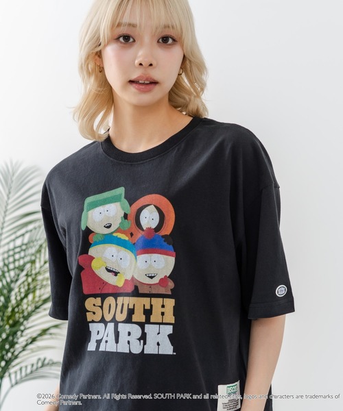 DISCUS(ディスカス)の「【DISCUS/ディスカス】【選べる丈感・サウスパーク】DISCUS×SOUTHPARK コラボTシャツ 綿100% クルーネック アニメ キャラクタープリント アメカジ ストリート(Tシャツ/カットソー・レディース・ホワイト系その他3/ブラック系その他3/ブラック系その他2/ホワイト系その他2・MEDIUM/LARGE)」の7枚目の写真