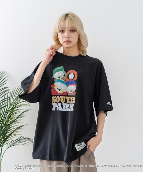 DISCUS(ディスカス)の「【DISCUS/ディスカス】【選べる丈感・サウスパーク】DISCUS×SOUTHPARK コラボTシャツ 綿100% クルーネック アニメ キャラクタープリント アメカジ ストリート(Tシャツ/カットソー・レディース・ホワイト系その他3/ブラック系その他3/ブラック系その他2/ホワイト系その他2・MEDIUM/LARGE)」の14枚目の写真