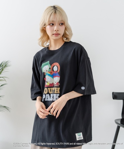 DISCUS(ディスカス)の「【DISCUS/ディスカス】【選べる丈感・サウスパーク】DISCUS×SOUTHPARK コラボTシャツ 綿100% クルーネック アニメ キャラクタープリント アメカジ ストリート(Tシャツ/カットソー・レディース・ホワイト系その他3/ブラック系その他3/ブラック系その他2/ホワイト系その他2・MEDIUM/LARGE)」の18枚目の写真