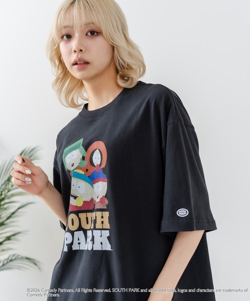 DISCUS(ディスカス)の「【DISCUS/ディスカス】【選べる丈感・サウスパーク】DISCUS×SOUTHPARK コラボTシャツ 綿100% クルーネック アニメ キャラクタープリント アメカジ ストリート(Tシャツ/カットソー・レディース・ホワイト系その他3/ブラック系その他3/ブラック系その他2/ホワイト系その他2・MEDIUM/LARGE)」の20枚目の写真