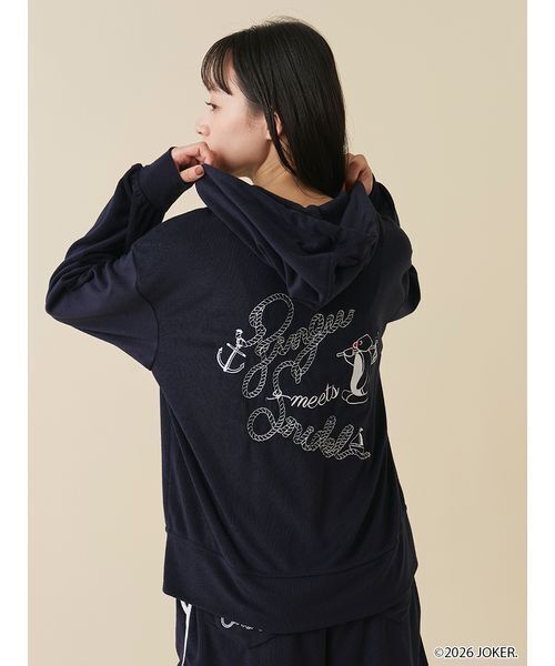SNIDEL(スナイデル)の「【PINGU(TM)】パイルパーカー(パーカー・レディース・サックスブルー/ネイビー/その他・F)」の15枚目の写真