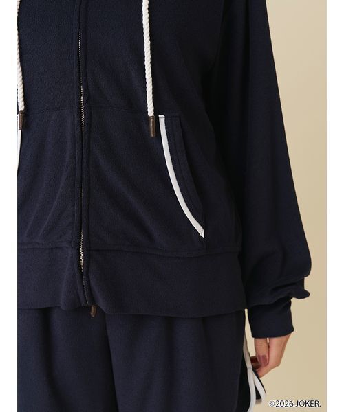 SNIDEL(スナイデル)の「【PINGU(TM)】パイルパーカー(パーカー・レディース・サックスブルー/ネイビー/その他・F)」の10枚目の写真
