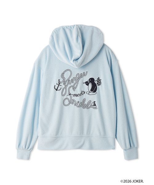 SNIDEL(スナイデル)の「【PINGU(TM)】パイルパーカー(パーカー・レディース・サックスブルー/ネイビー/その他・F)」の7枚目の写真