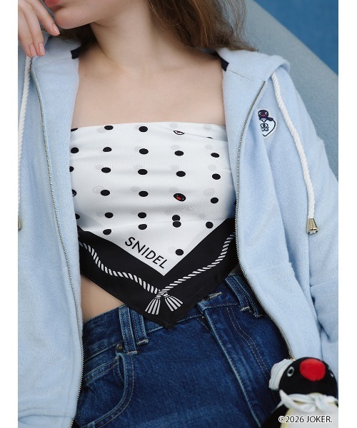 SNIDEL(スナイデル)の「【PINGU(TM)】パイルパーカー(パーカー・レディース・サックスブルー/ネイビー/その他・F)」の17枚目の写真