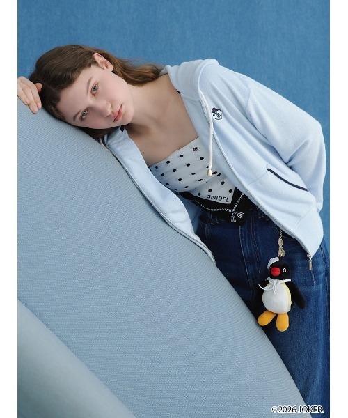 SNIDEL(スナイデル)の「【PINGU(TM)】パイルパーカー(パーカー・レディース・サックスブルー/ネイビー/その他・F)」の18枚目の写真