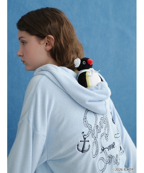 SNIDEL(スナイデル)の「【PINGU(TM)】パイルパーカー(パーカー・レディース・サックスブルー/ネイビー/その他・F)」の16枚目の写真