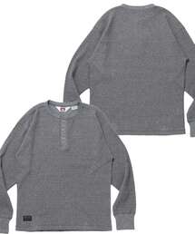 【BEN DAVIS】WAFFLE L/S HENLEY / ワッフル ヘンリーネック ロンT ユニセックス 長袖 サーマル