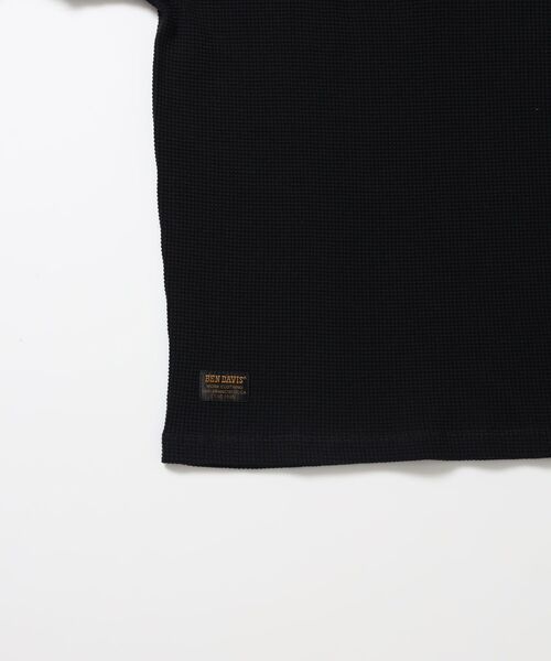 BEN DAVIS(ベンデイビス)の「【BEN DAVIS】WAFFLE L/S HENLEY / ワッフル ヘンリーネック ロンT ユニセックス 長袖 サーマル(Tシャツ/カットソー・メンズ・グレー/ブラウン/オフホワイト/ホワイト/ブラック・MEDIUM/X-LARGE/LARGE)」の13枚目の写真