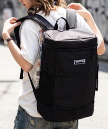 【THRASHER/スラッシャー】チャーム付き 大容量ボックスリュック 30L