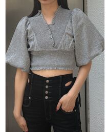 EMODA | SHIRRING MINI TOP(Tシャツ/カットソー)