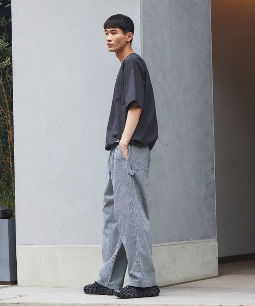 JOURNAL STANDARD relume（ジャーナルスタンダード　レリューム）の「＜吸水速乾＞Ever-Dri(TM) ドライタッチ スピンドル Tシャツ（Tシャツ/カットソー・メンズ・チャコールグレー/ホワイト/ライトグリーン/ブラック・LARGE/MEDIUM/SMALL）」の9枚目の写真