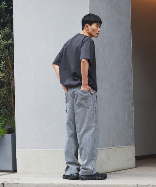 JOURNAL STANDARD relume（ジャーナルスタンダード　レリューム）の「＜吸水速乾＞Ever-Dri(TM) ドライタッチ スピンドル Tシャツ（Tシャツ/カットソー・メンズ・チャコールグレー/ホワイト/ライトグリーン/ブラック・LARGE/MEDIUM/SMALL）」の10枚目の写真