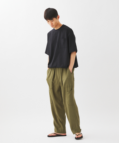 JOURNAL STANDARD relume（ジャーナルスタンダード　レリューム）の「＜吸水速乾＞Ever-Dri(TM) ドライタッチ スピンドル Tシャツ（Tシャツ/カットソー・メンズ・チャコールグレー/ホワイト/ライトグリーン/ブラック・LARGE/MEDIUM/SMALL）」の20枚目の写真