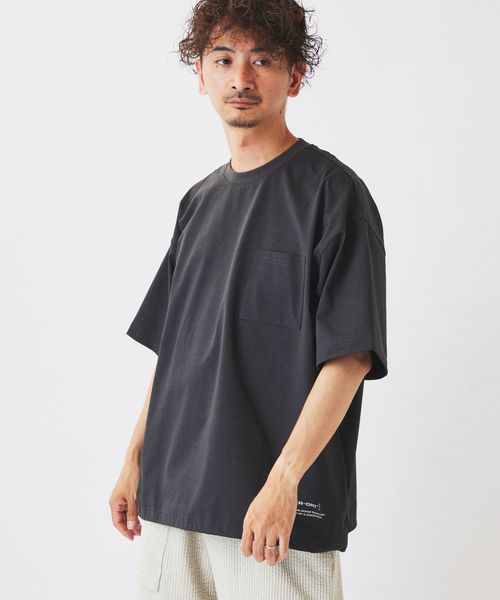 JOURNAL STANDARD relume(ジャーナルスタンダード レリューム)の「<吸水速乾>Ever-Dri(TM) ドライタッチ スピンドル Tシャツ(Tシャツ/カットソー・メンズ・チャコールグレー/ホワイト/ライトグリーン/ブラック・LARGE/MEDIUM/SMALL)」の22枚目の写真