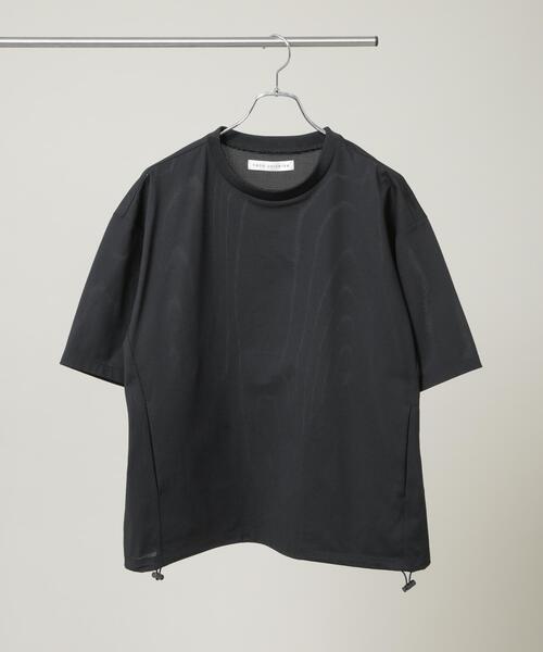 NANO universe(ナノユニバース)の「CIRCLEMOVA(R)メッシュリップストップTシャツ 半袖(セットアップ可)(Tシャツ/カットソー・メンズ・ブラック/カーキ/チャコール・L/S/M)」の9枚目の写真