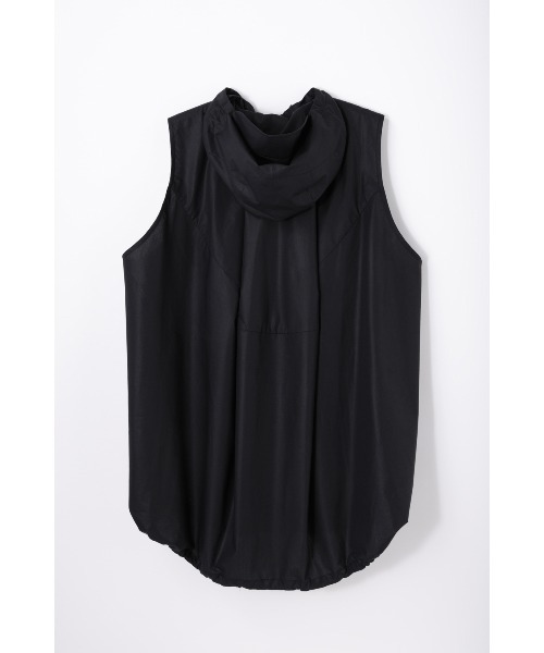 nagonstans(ナゴンスタンス)の「hooded vest(ベスト・レディース・ブラック・MEDIUM)」の2枚目の写真
