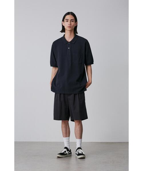 Y（ワイ）の「Ｙ / ORGANIC COTTON KANOKO POLO（ポロシャツ・メンズ・ネイビー/ホワイト・MEDIUM/LARGE/SMALL）」の6枚目の写真