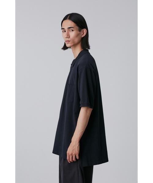 Y（ワイ）の「Ｙ / ORGANIC COTTON KANOKO POLO（ポロシャツ・メンズ・ネイビー/ホワイト・MEDIUM/LARGE/SMALL）」の7枚目の写真