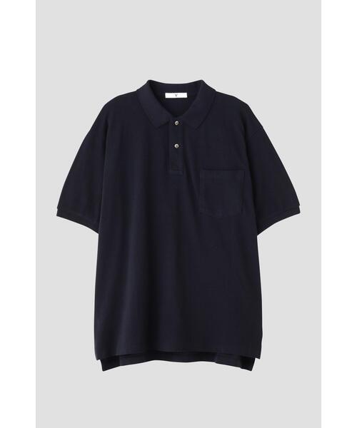 Y（ワイ）の「Ｙ / ORGANIC COTTON KANOKO POLO（ポロシャツ・メンズ・ネイビー/ホワイト・MEDIUM/LARGE/SMALL）」の11枚目の写真