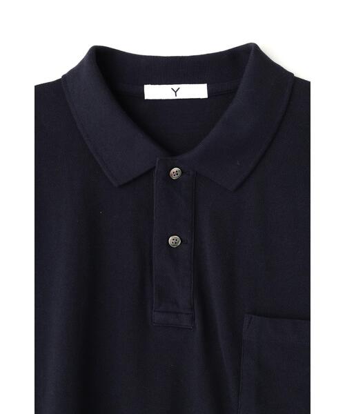 Y（ワイ）の「Ｙ / ORGANIC COTTON KANOKO POLO（ポロシャツ・メンズ・ネイビー/ホワイト・MEDIUM/LARGE/SMALL）」の12枚目の写真