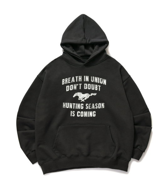 AMOU（アモウ）の「Vintage Horse HOODIE  BLACK（パーカー・レディース・その他・2/1）」の5枚目の写真