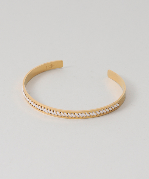 VERMEIL par iena（ヴェルメイユパーイエナ）の「L'EIGHT STUDIO レイトスタジオ Mini Bracelet Continuous 3（ブレスレット・レディース・ブラック/ホワイト・FREE）」の3枚目の写真