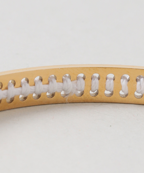 VERMEIL par iena（ヴェルメイユパーイエナ）の「L'EIGHT STUDIO レイトスタジオ Mini Bracelet Continuous 3（ブレスレット・レディース・ブラック/ホワイト・FREE）」の5枚目の写真