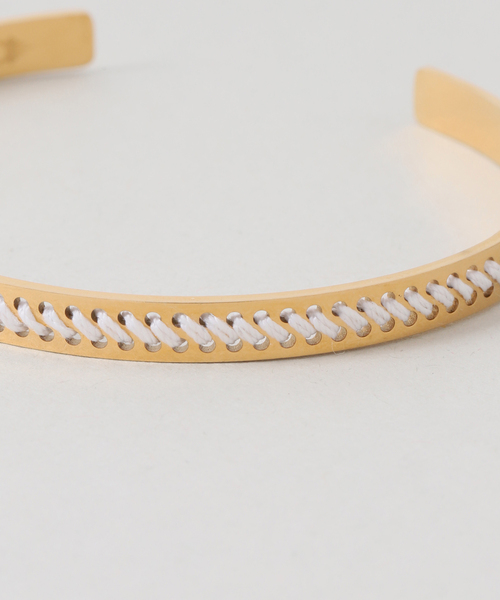 VERMEIL par iena（ヴェルメイユパーイエナ）の「L'EIGHT STUDIO レイトスタジオ Mini Bracelet Continuous 3（ブレスレット・レディース・ブラック/ホワイト・FREE）」の8枚目の写真