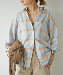 Deuxieme Classe | *Vintage Check シャツ 4(シャツ/ブラウス)