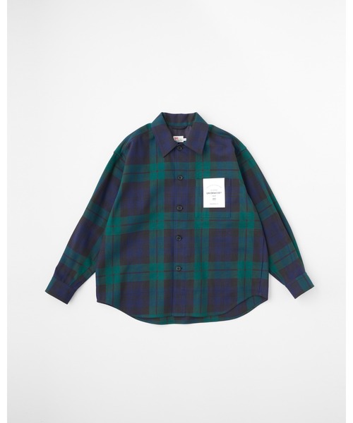 Traditional Weatherwear(トラディショナルウェザーウェア)の「SHIRT 001(Tシャツ/カットソー・メンズ・レッド系その他/ブラック系その他・M/S/L/XS)」の2枚目の写真