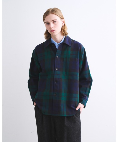 Traditional Weatherwear(トラディショナルウェザーウェア)の「SHIRT 001(Tシャツ/カットソー・メンズ・レッド系その他/ブラック系その他・M/S/L/XS)」の3枚目の写真