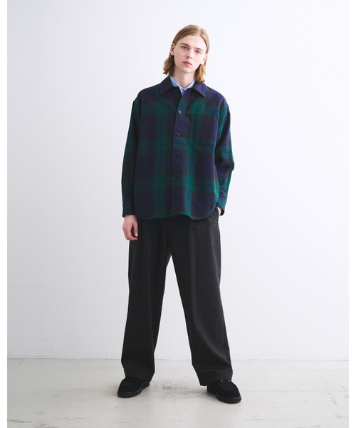 Traditional Weatherwear(トラディショナルウェザーウェア)の「SHIRT 001(Tシャツ/カットソー・メンズ・レッド系その他/ブラック系その他・M/S/L/XS)」の4枚目の写真
