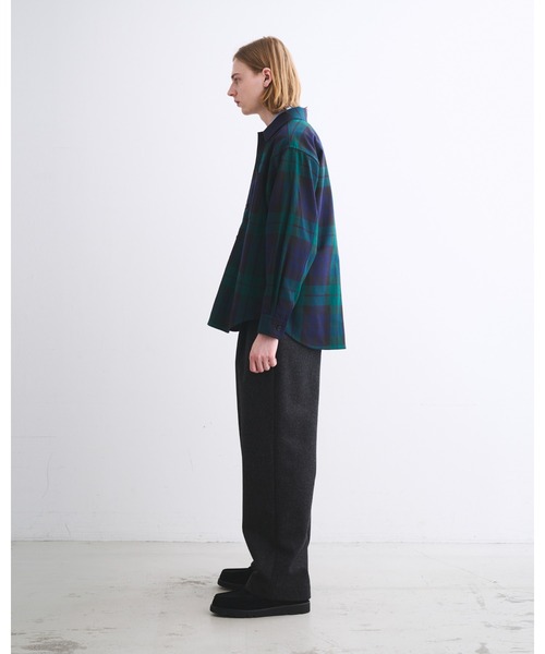 Traditional Weatherwear(トラディショナルウェザーウェア)の「SHIRT 001(Tシャツ/カットソー・メンズ・レッド系その他/ブラック系その他・M/S/L/XS)」の5枚目の写真