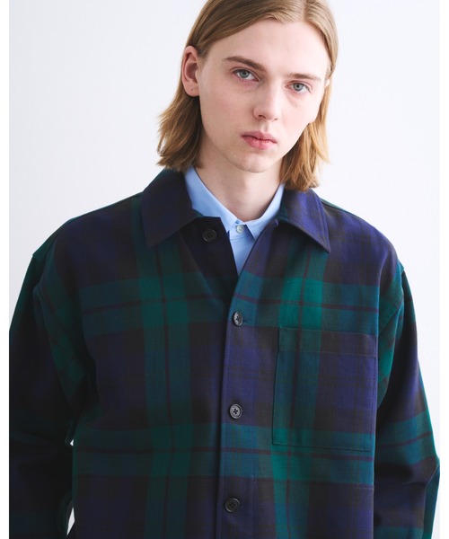 Traditional Weatherwear(トラディショナルウェザーウェア)の「SHIRT 001(Tシャツ/カットソー・メンズ・レッド系その他/ブラック系その他・M/S/L/XS)」の7枚目の写真